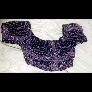 Bohemian crop top